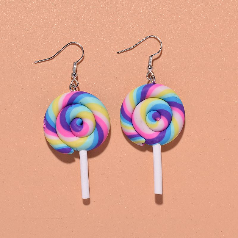 Colorful Lollipop Earring