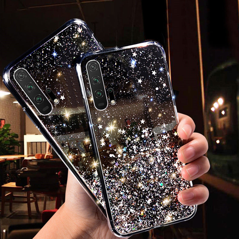 Transparent gypsophila phone case