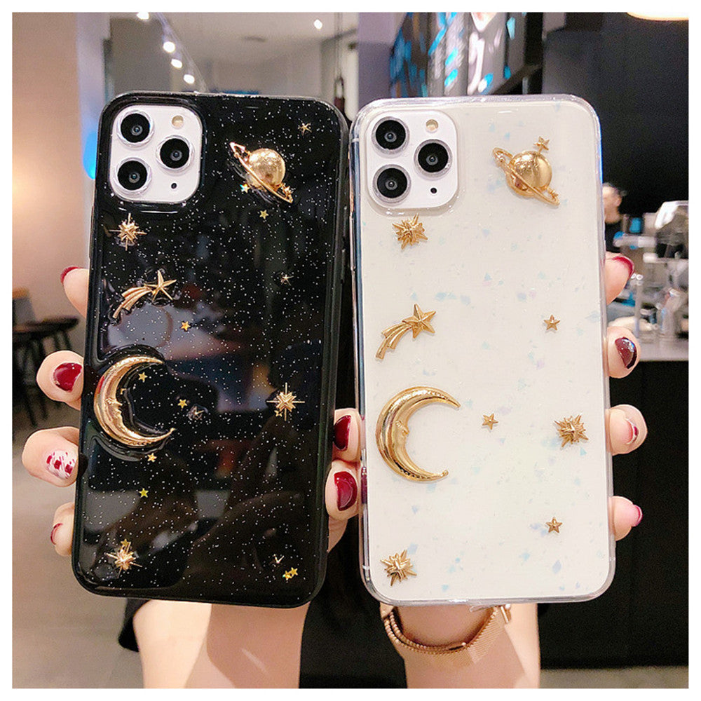 Electroplating glitter phone case