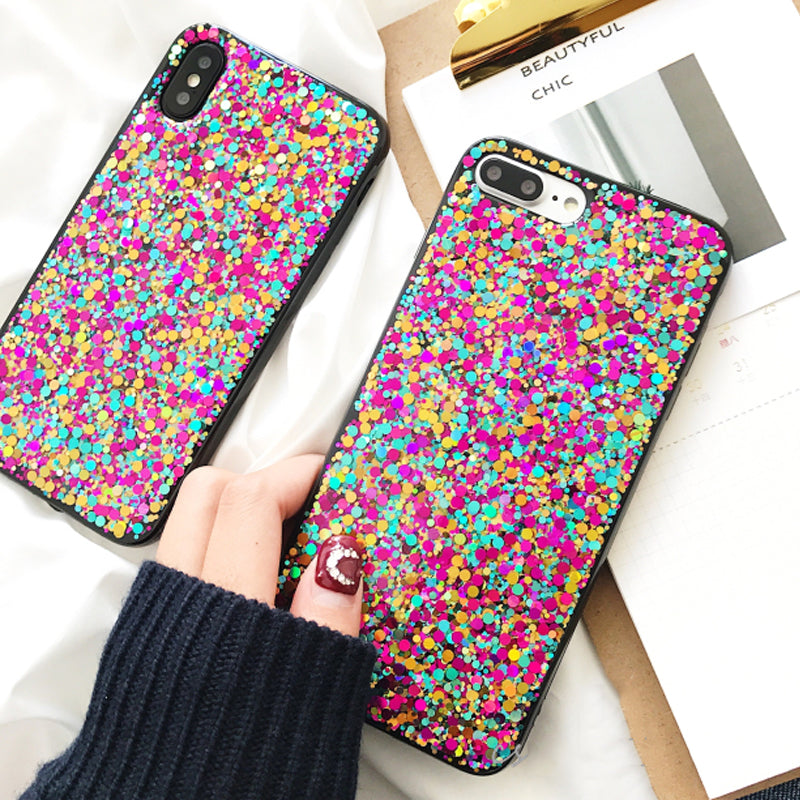 Glitter sequin phone case