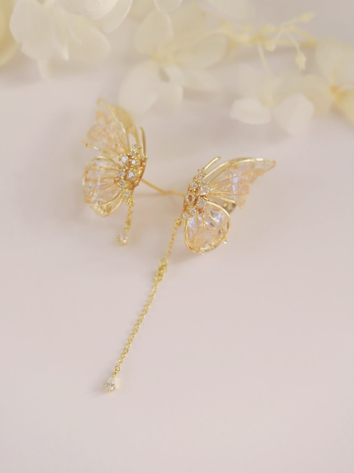 Sterling Silver Butterfly Earring