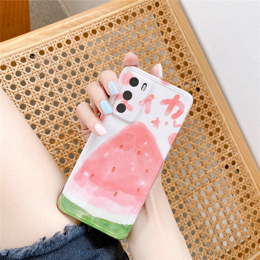 Orange, Pineapple, Watermelon cell phone case