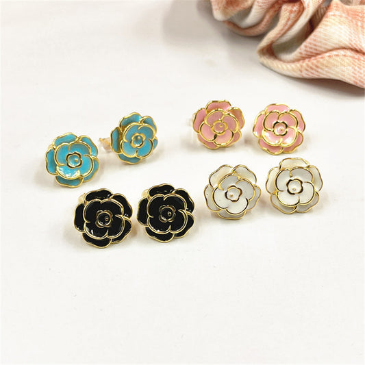 Women's Rose Stud Earring