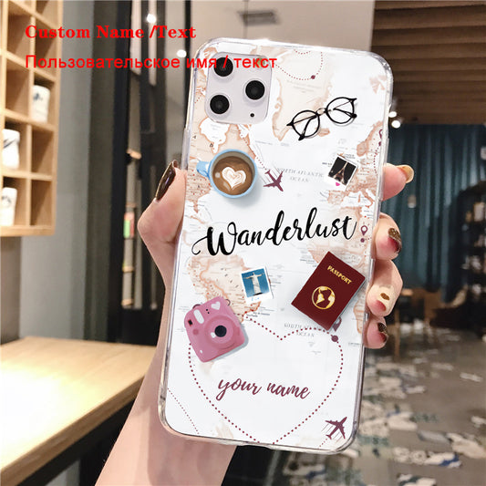 Transparent soft phone case