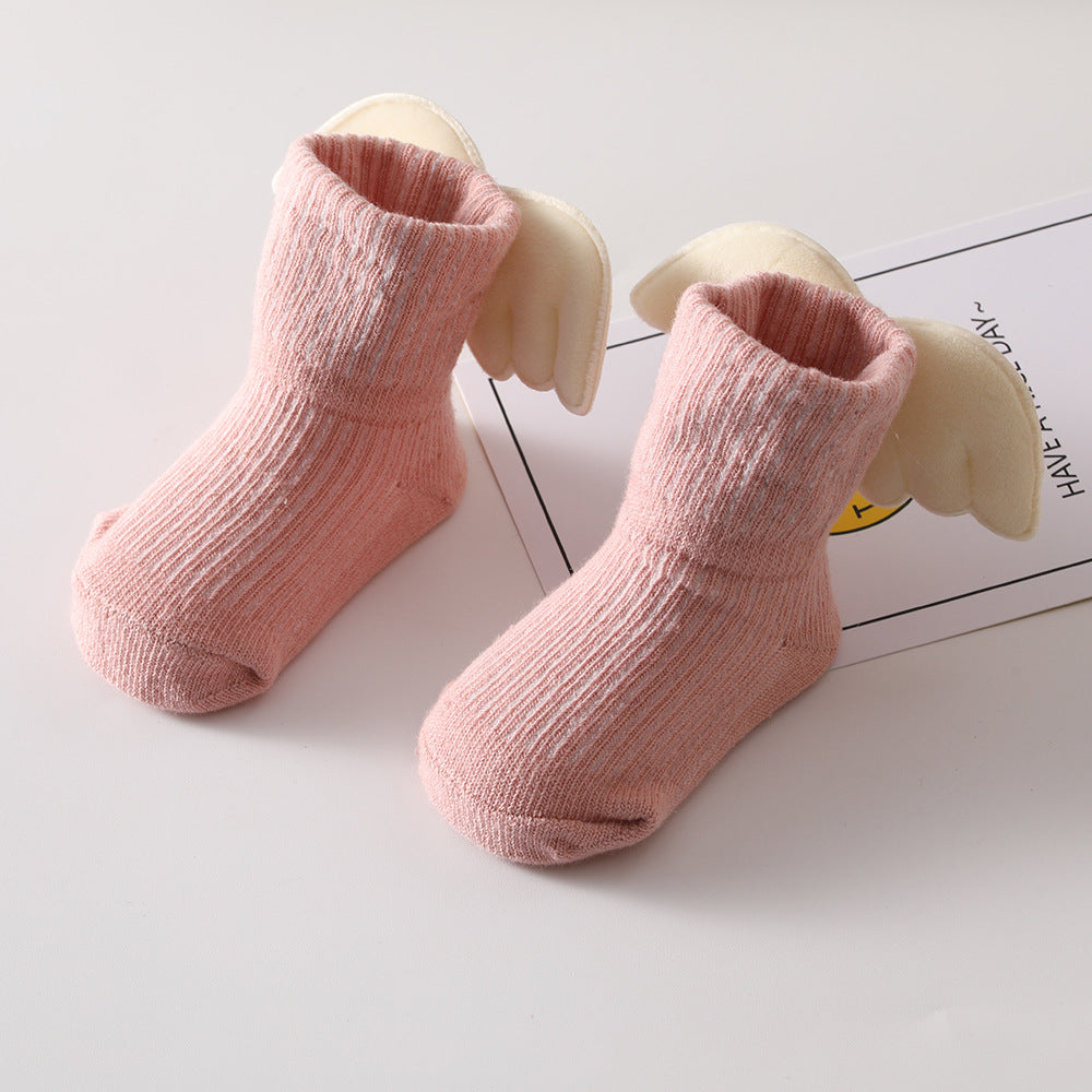 Cute And Simple Baby Angel Wings Socks