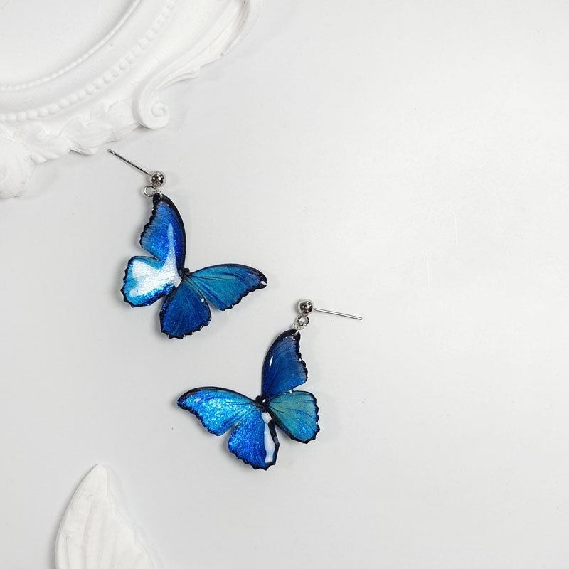 Blue Butterfly Earring