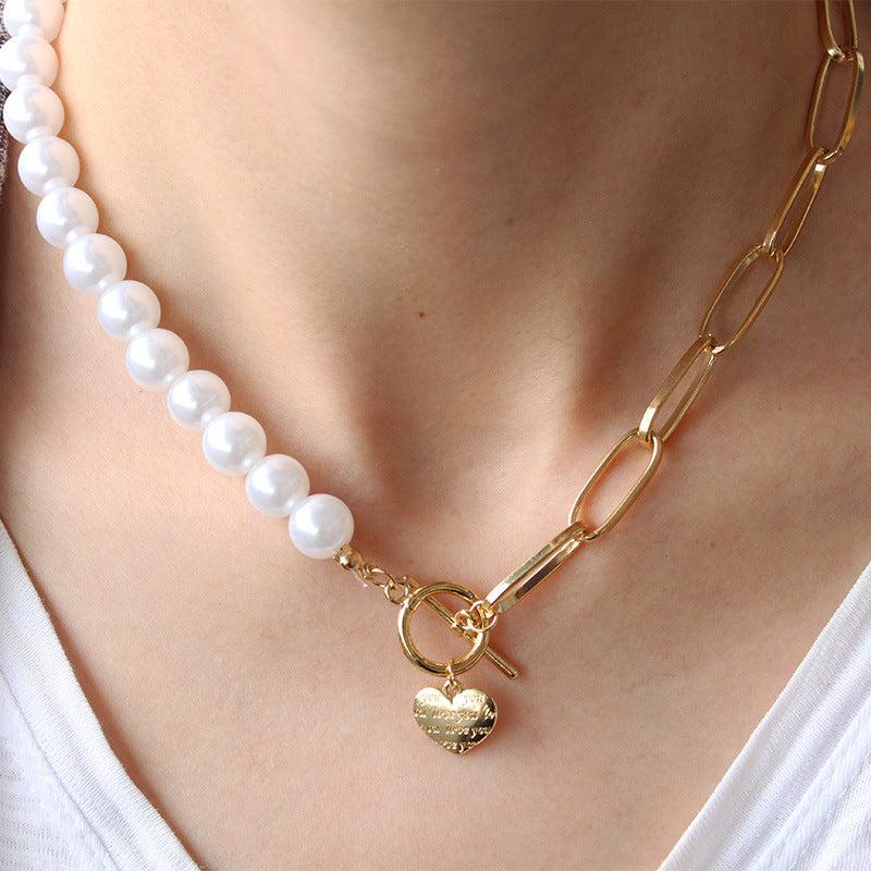 Pearl Heart Necklace