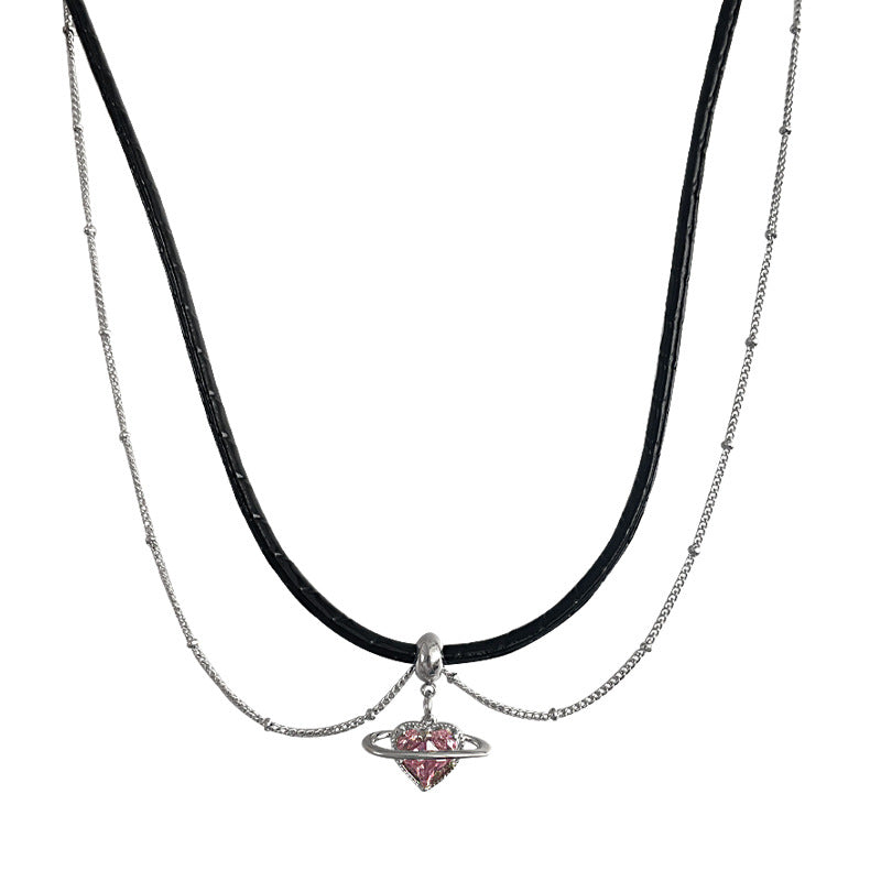 Heart- Double-layer Necklace