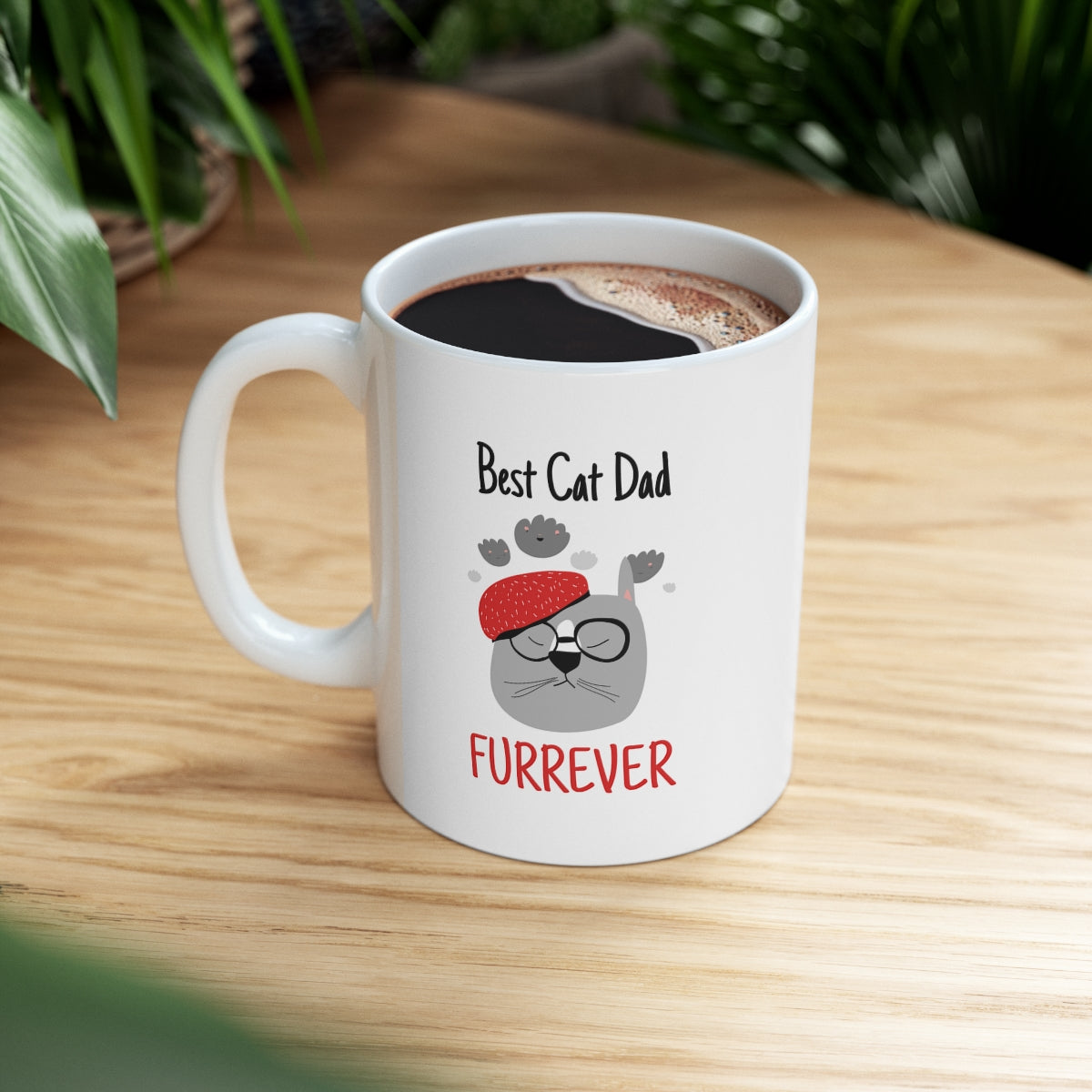 Best Cat Dad Furrever Mug