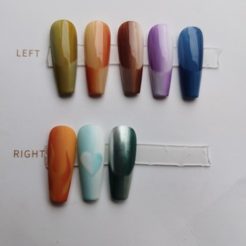 Spatial Two-color Gradient French Mirror  Wear Manicure