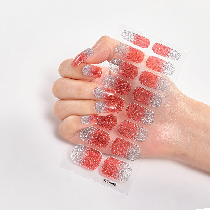 Amazon Sources 16 Small Stickers Gradient Onion Powder Nail Stickers