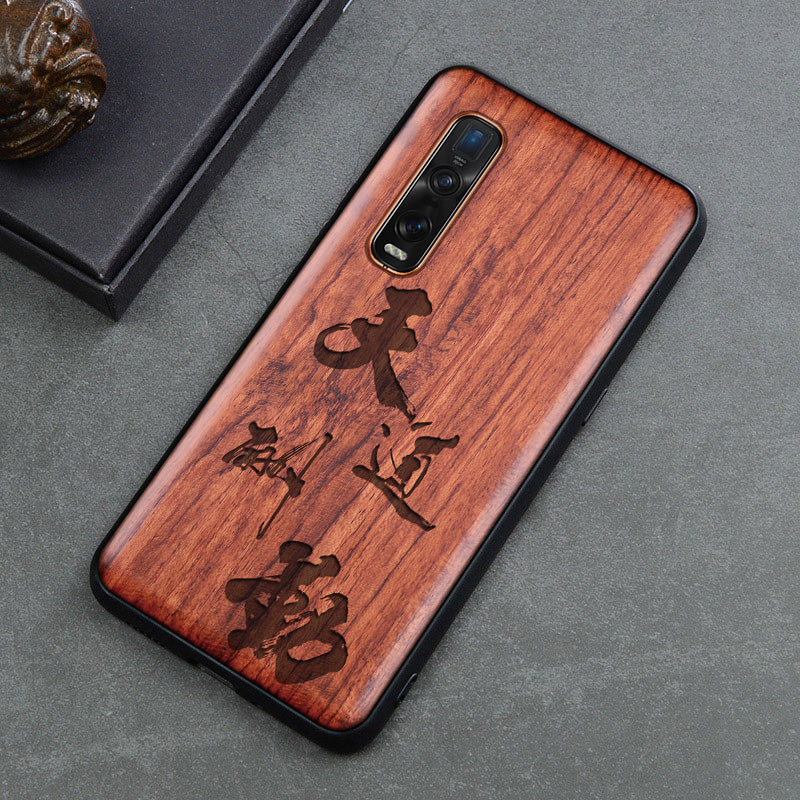 Phone case solid wood