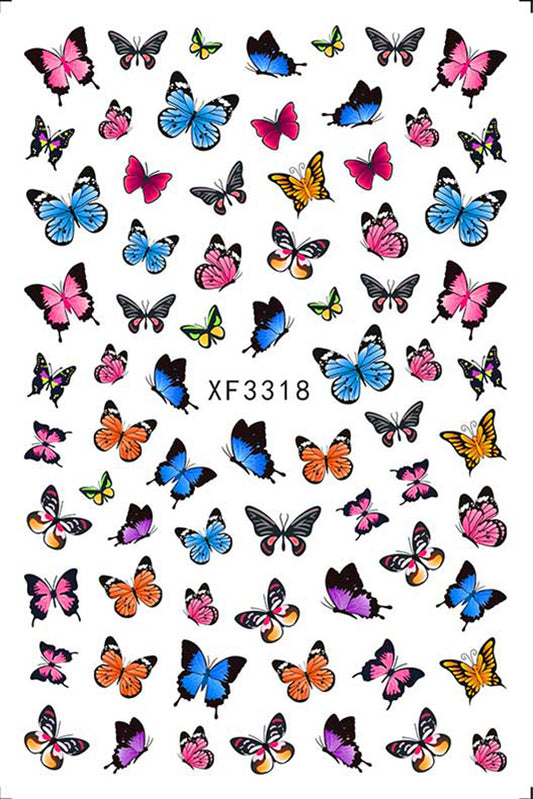 Manicure butterfly sticker