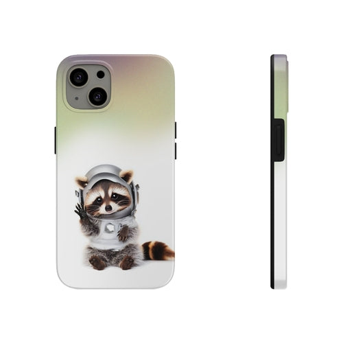 Space Raccoon Touch Case for iPhone with Wireless Charging