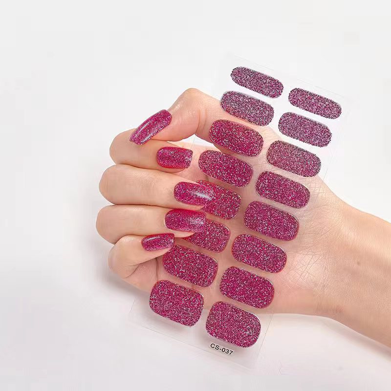 Amazon Sources 16 Small Stickers Gradient Onion Powder Nail Stickers