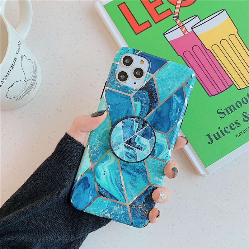 Diamond marble phone case