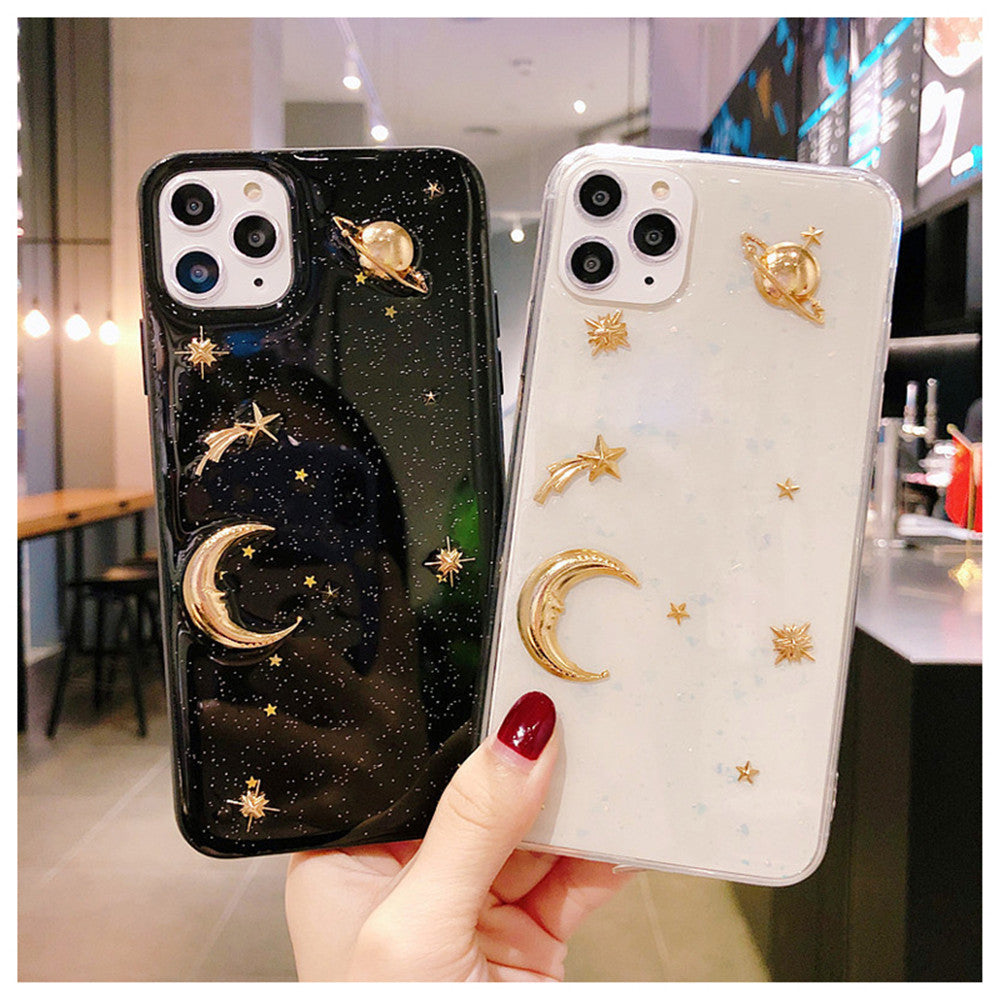 Electroplating glitter phone case