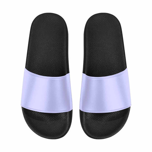 Mens Slide Sandals,   Periwinkle Purple Flip Flops