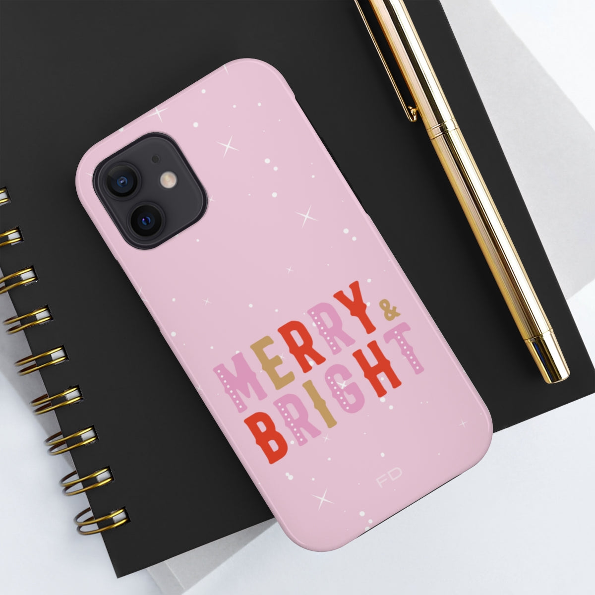 Merry & Bright Tough Case for iPhone with Wireless Charging