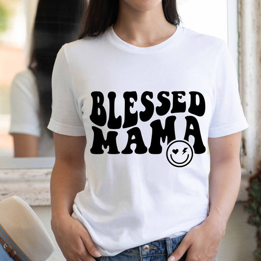 Blessed Mama Mother's Day Graphic Tee