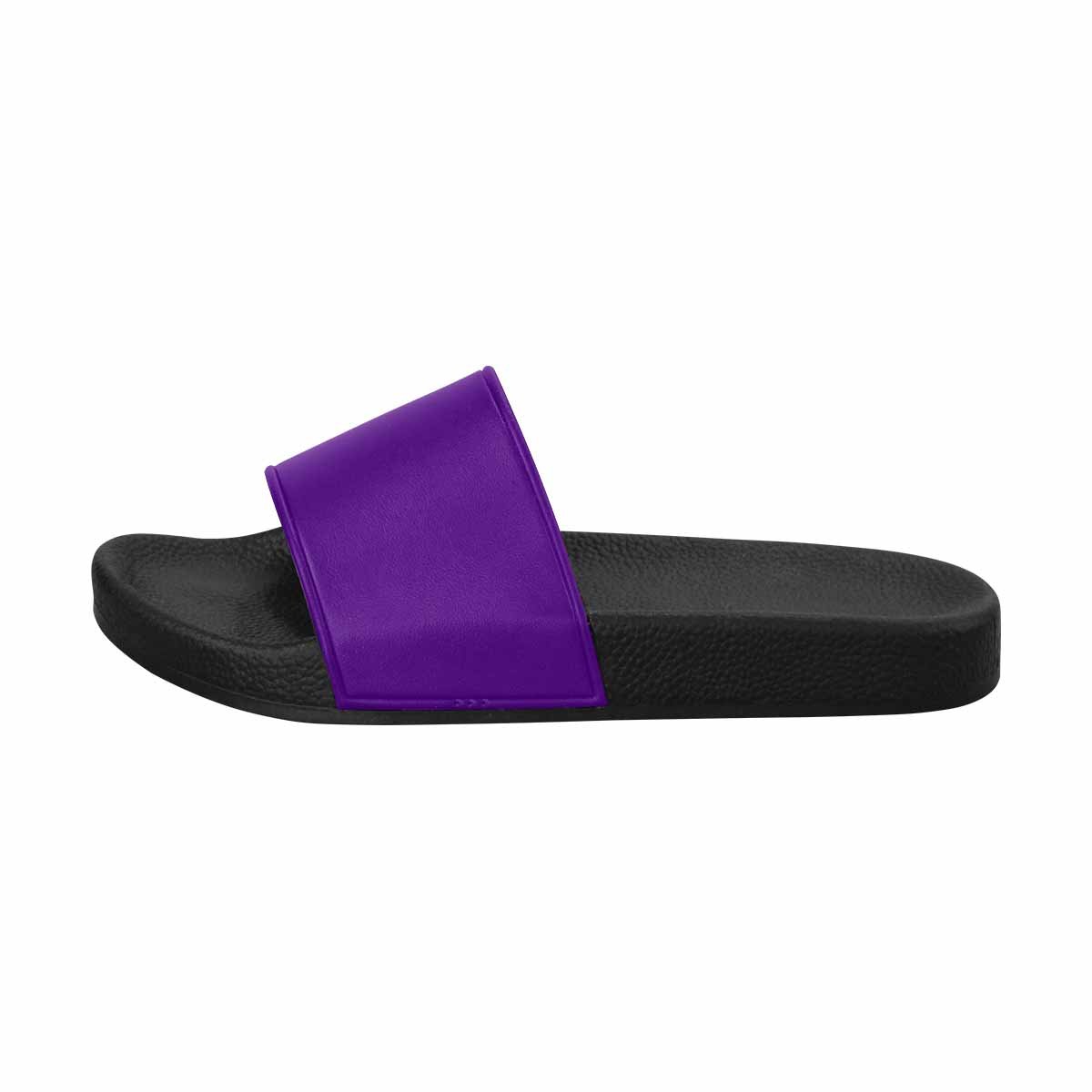 Mens Slide Sandals,   Indigo Purple Flip Flops