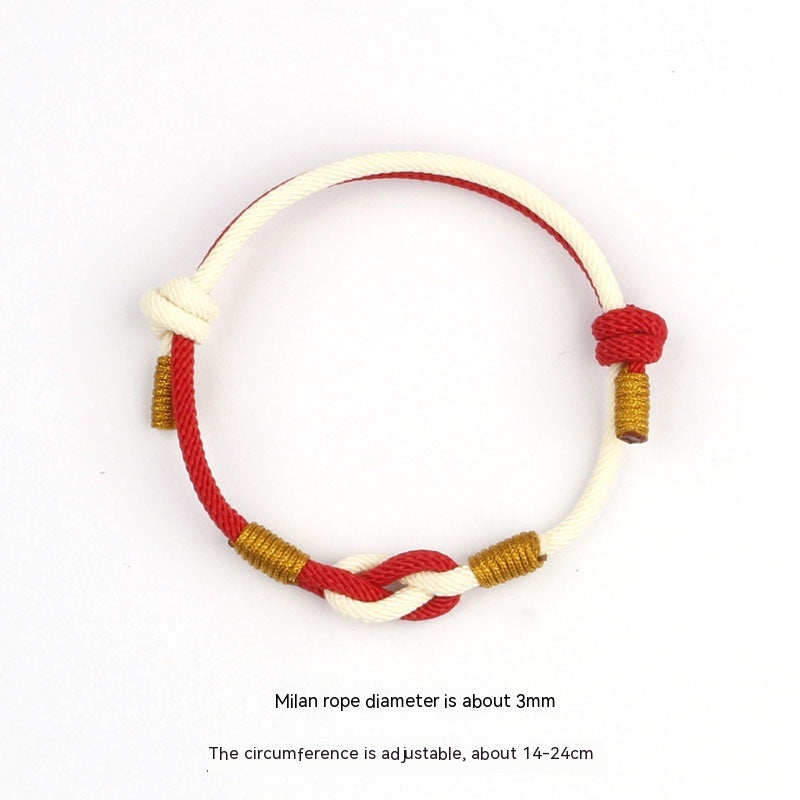 One Heart Knot Bracelet Female Instagram Niche Design Sense