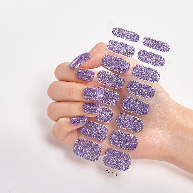 Amazon Sources 16 Small Stickers Gradient Onion Powder Nail Stickers