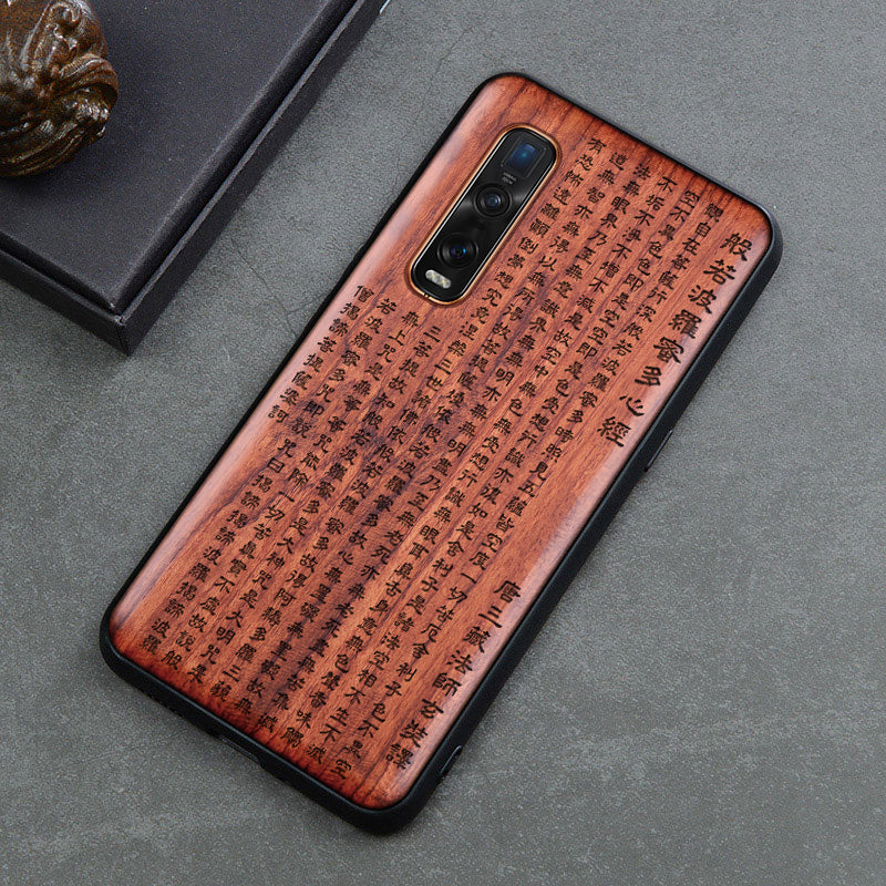 Phone case solid wood