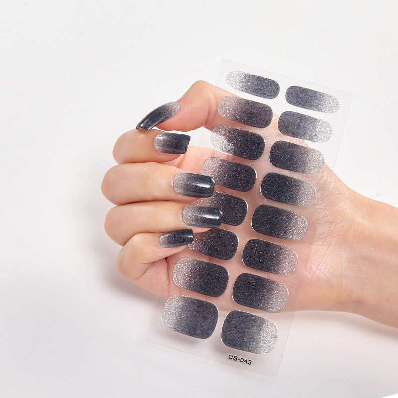 Amazon Sources 16 Small Stickers Gradient Onion Powder Nail Stickers