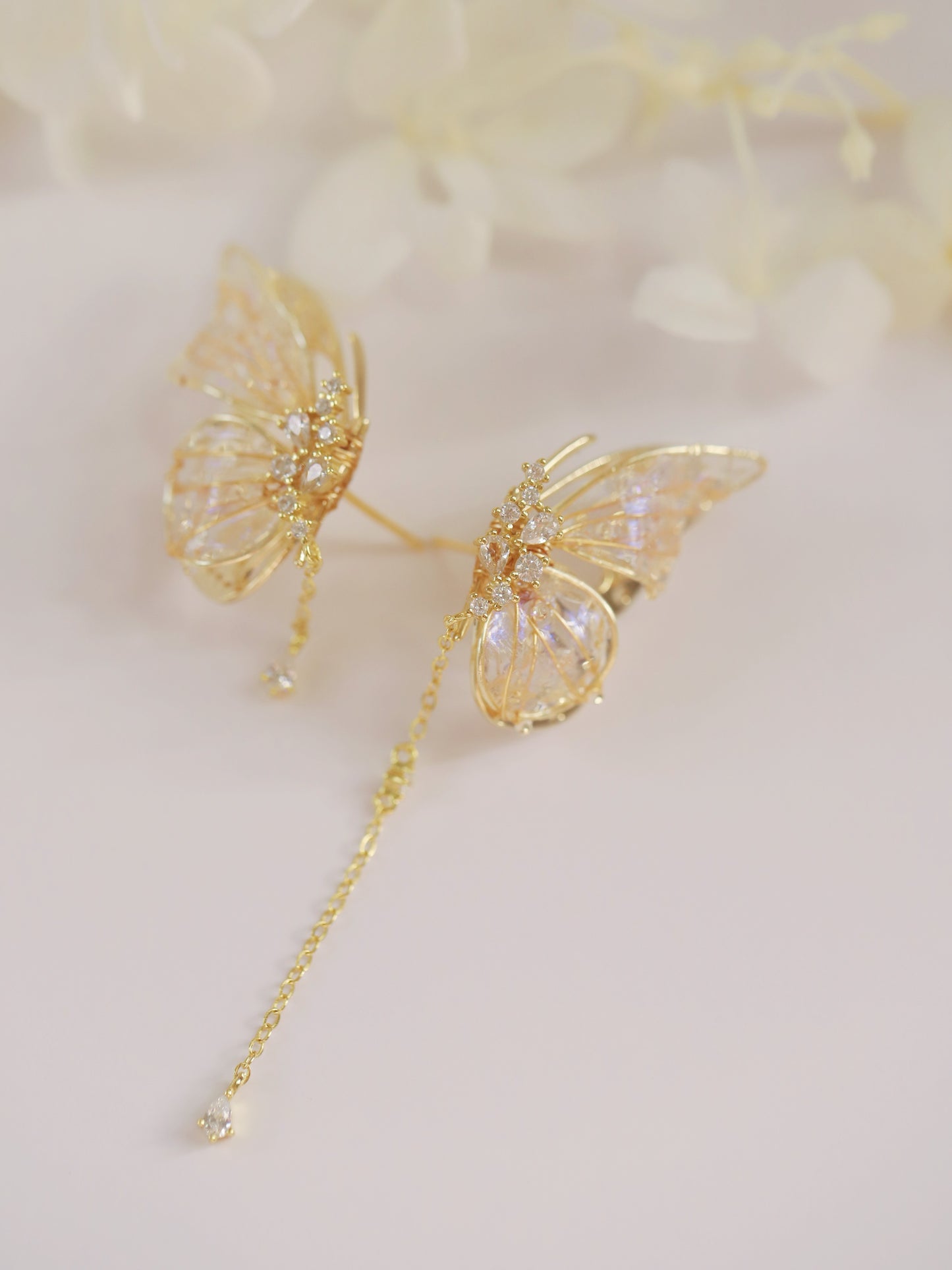 Sterling Silver Butterfly Earring