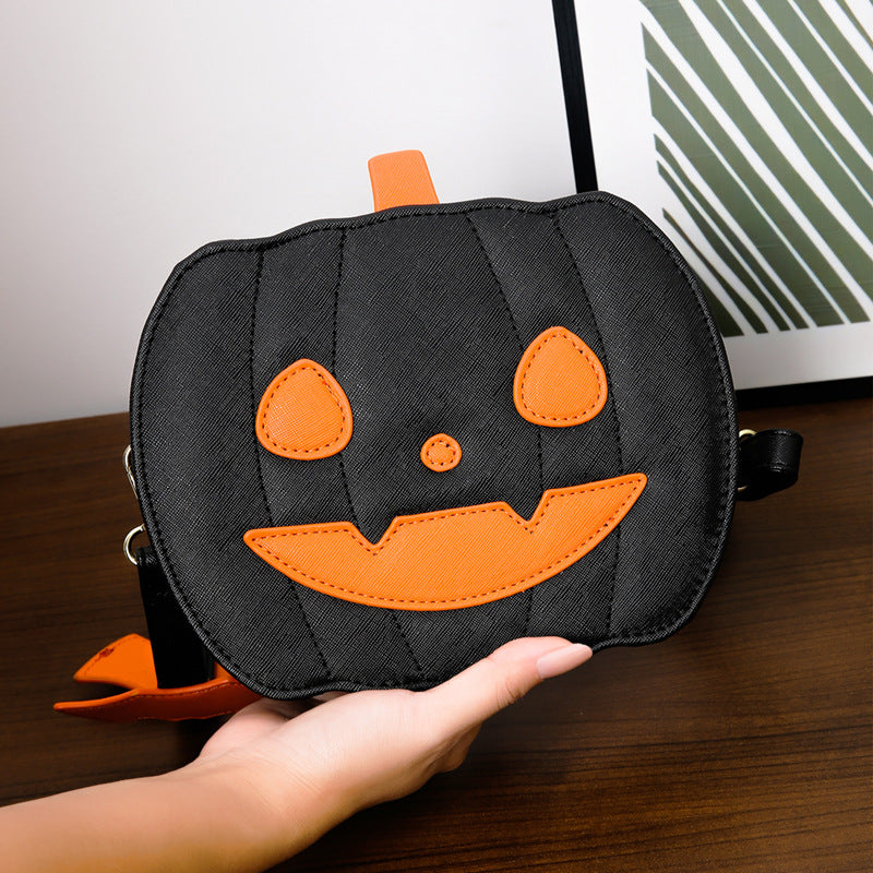 Halloween Pumpkin Cartoon Shoulder Crossbody Bag