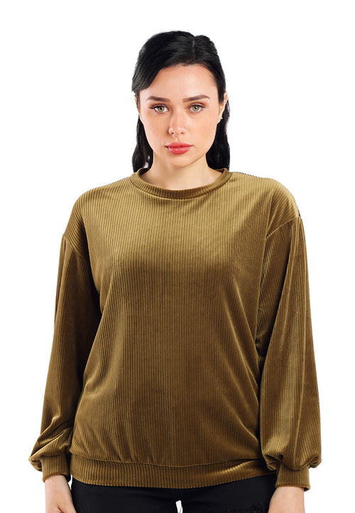 drop shoulder corduroy top