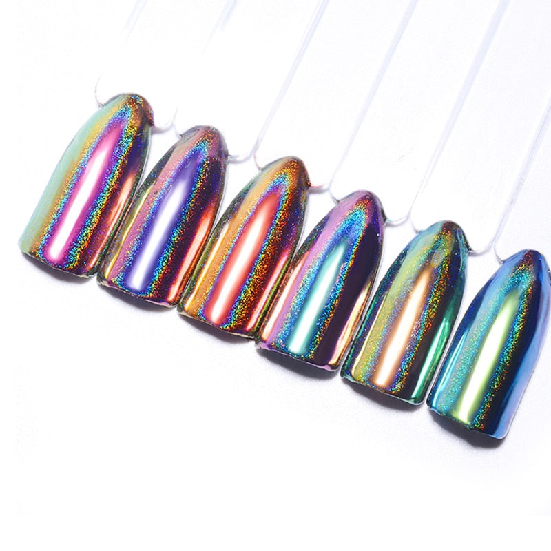 Chameleon Mirror Nail Glitters Set