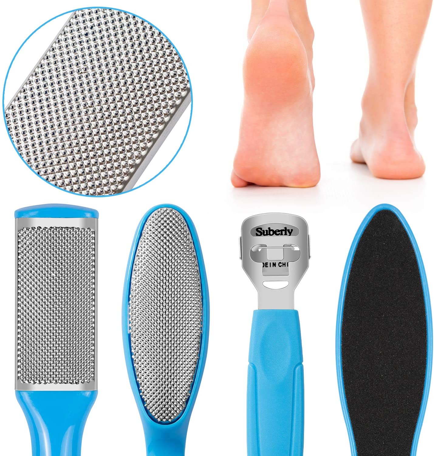 20 in 1 Foot Files Professional Pedicure Tools Set Foot Callus Remover