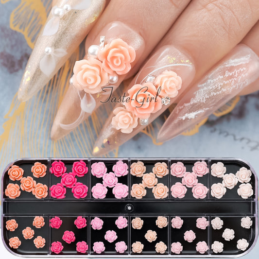 3D Acrylic Flower Nail Kit