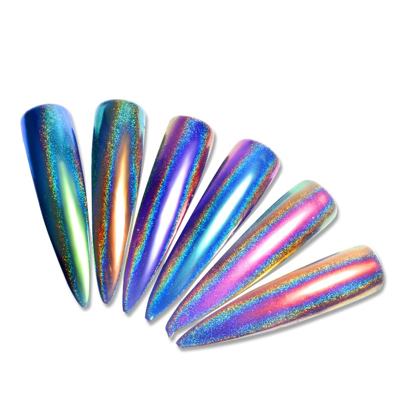 Chameleon Mirror Nail Glitters Set