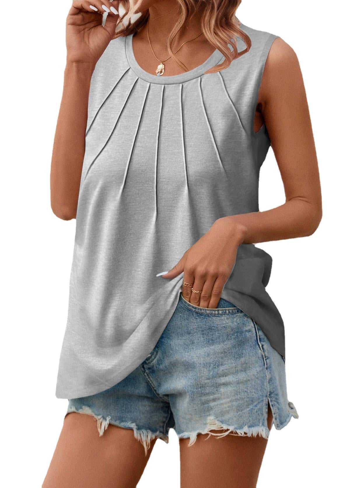 Sleeveless tank top casual