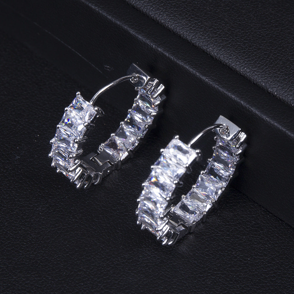 Silver Women Hoop Earring