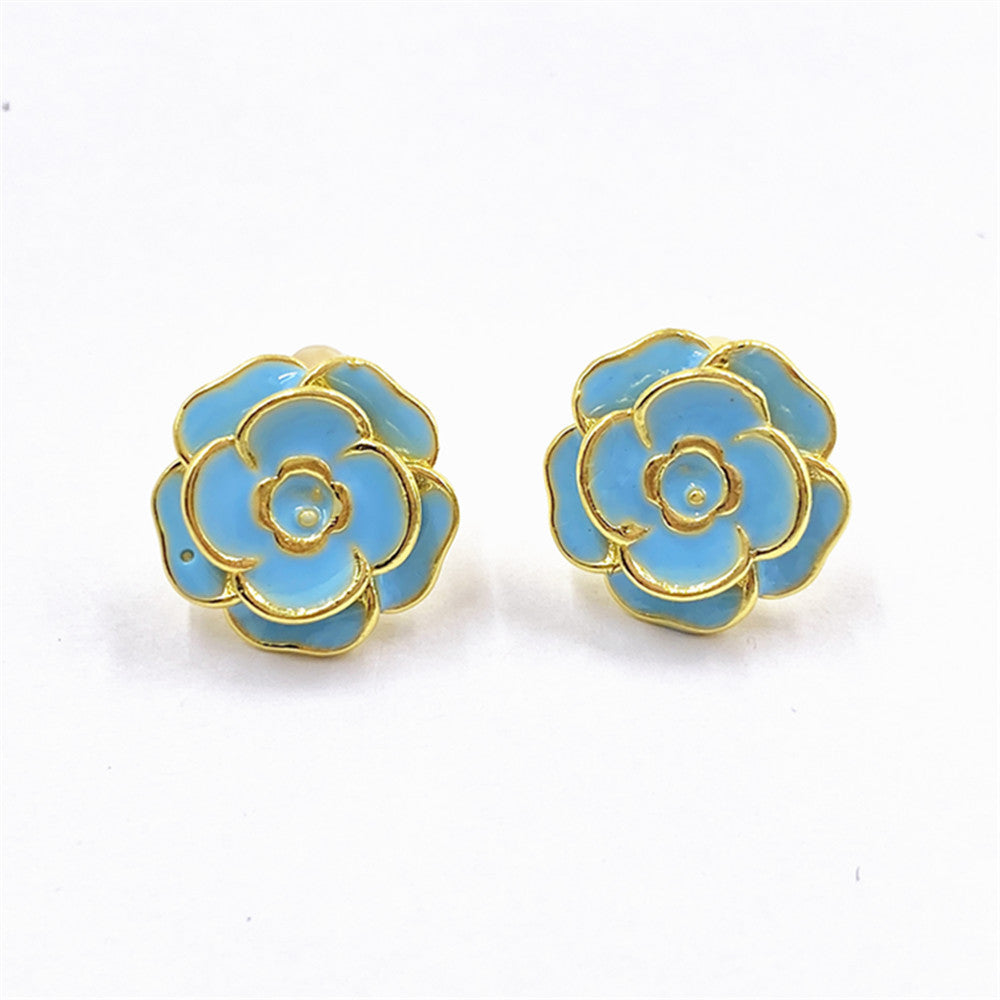 Women's Rose Stud Earring