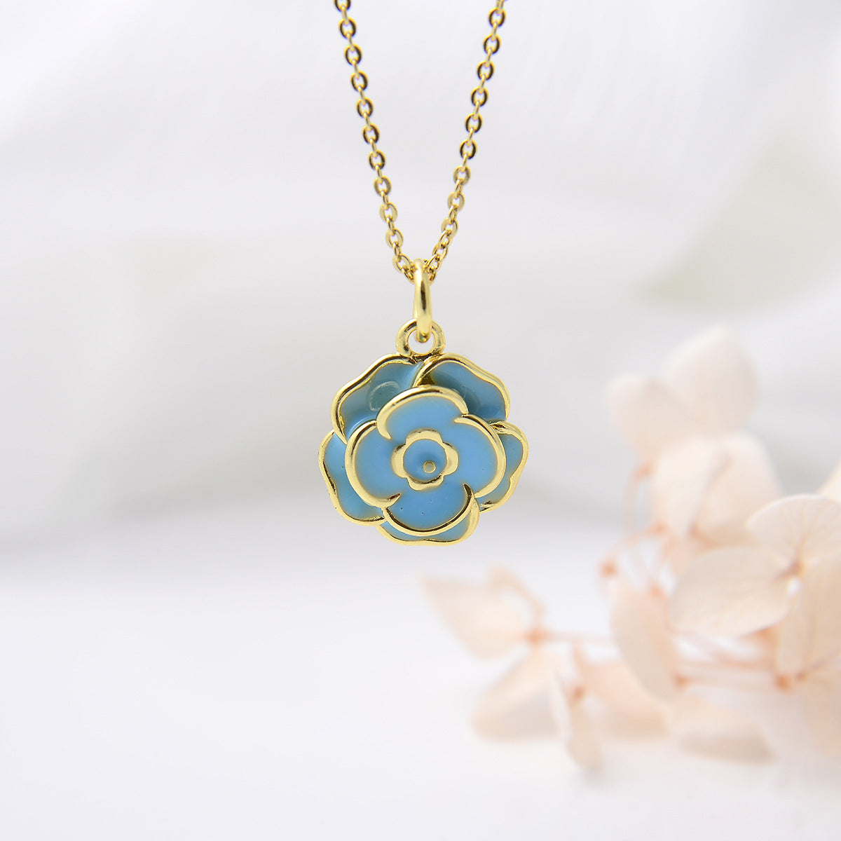 Rose Flower Necklace