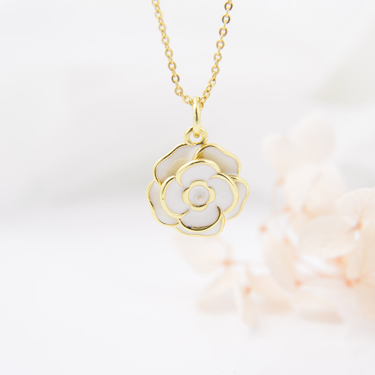 Rose Flower Necklace