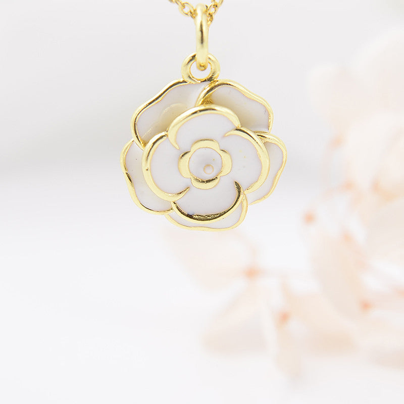 Rose Flower Necklace