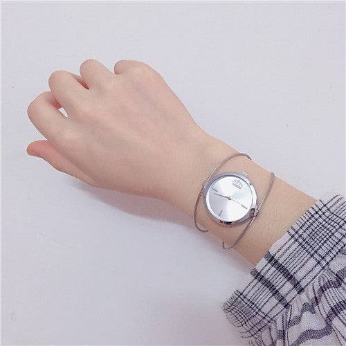 CUSS Retro Girls' Watch Round Single Steel Wire Bangle Watch