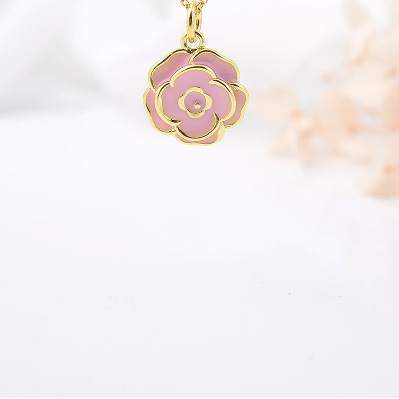 Rose Flower Necklace