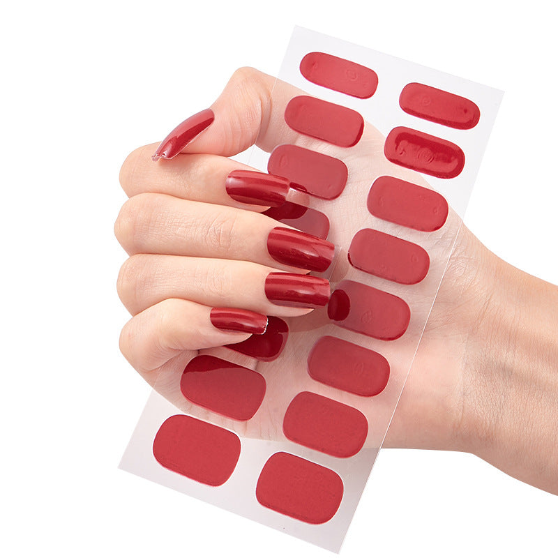 Amazon Sources 16 Small Stickers Gradient Onion Powder Nail Stickers