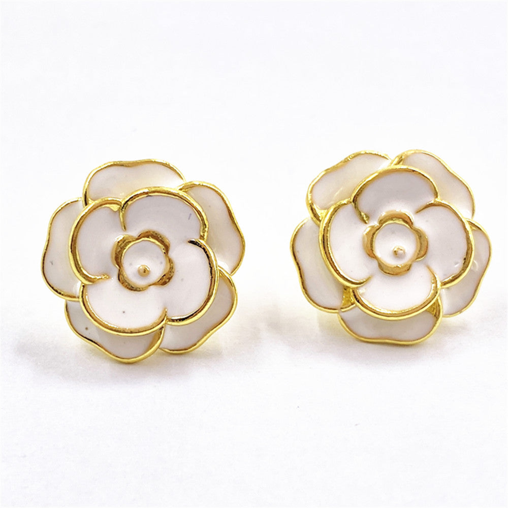 Women's Rose Stud Earring