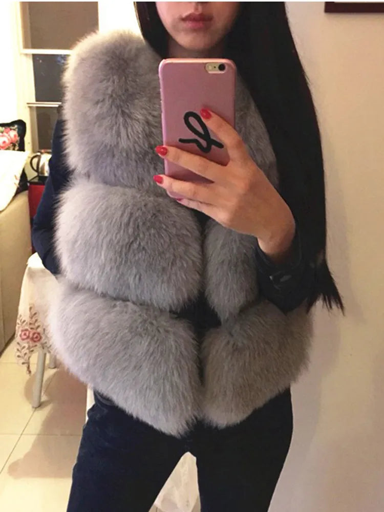 Women's Fox Fur Vest