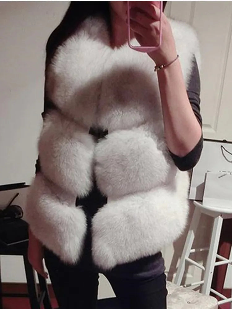 Women's Fox Fur Vest