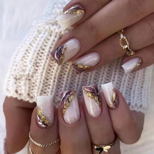 Short Square False Nails