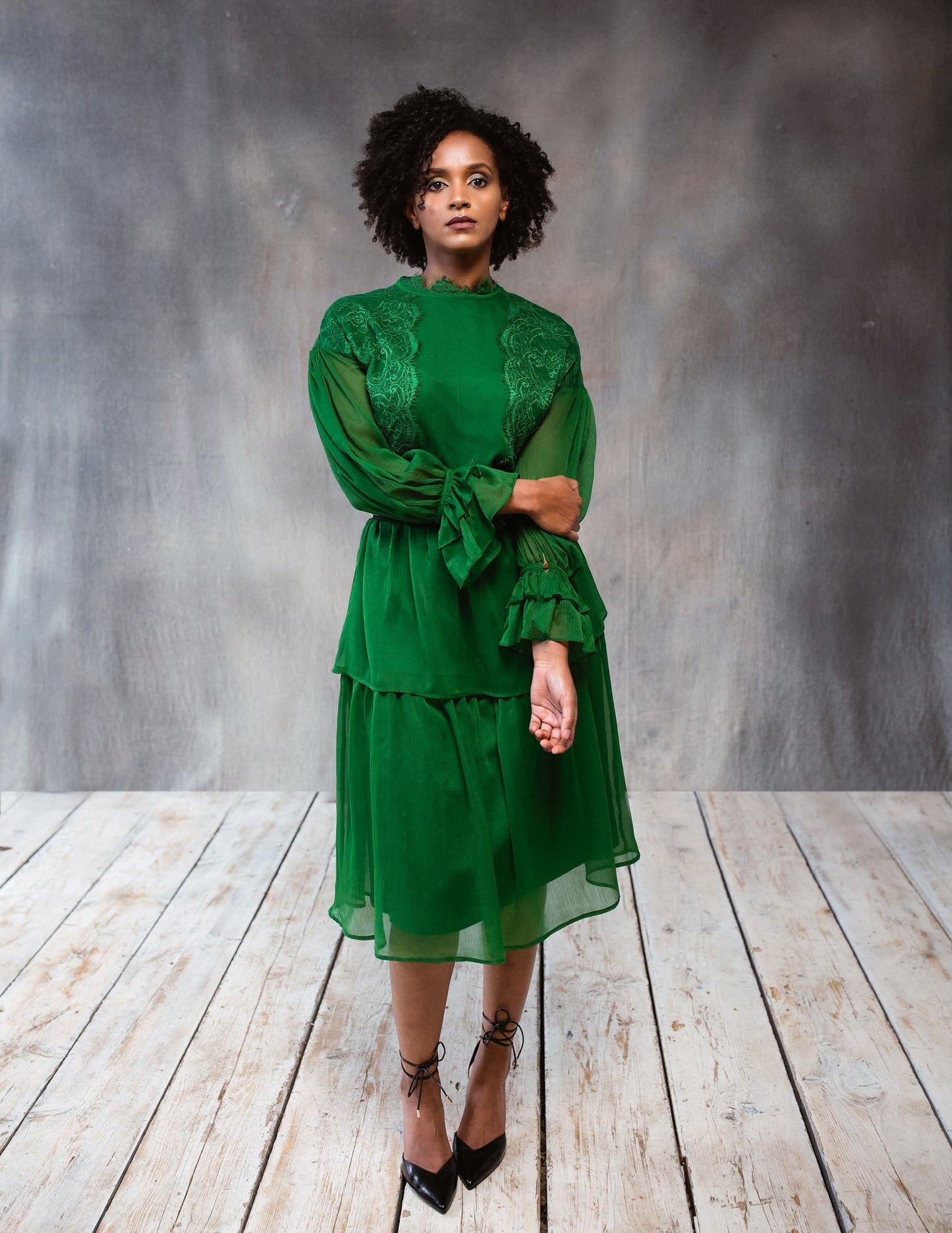 Green Lace Dress BethAle London